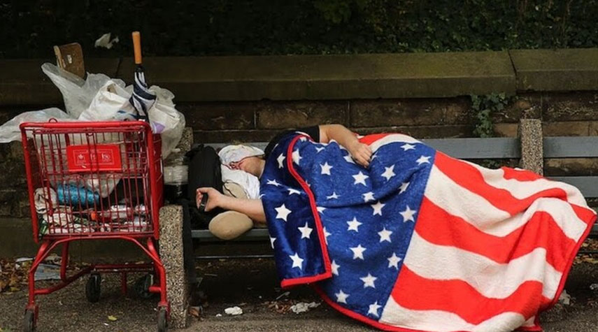 ارتفاع معدل الفقر بنسبة 11% في الولايات المتحدة