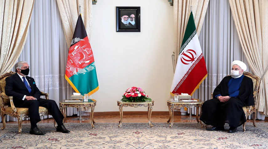 روحاني: الحوار السياسي هو الحل الوحيد لمشاكل افغانستان