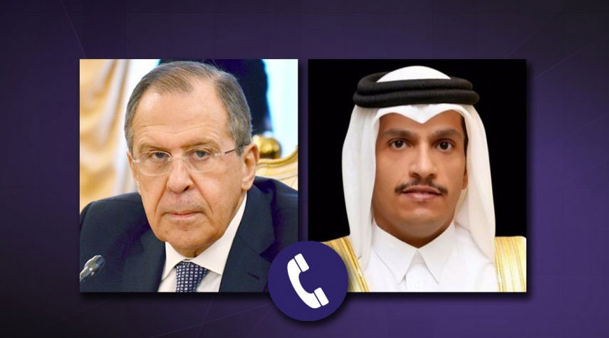 وزير الخارجية الروسي يبحث مع نظيره القطري التطورات في سوريا وليبيا