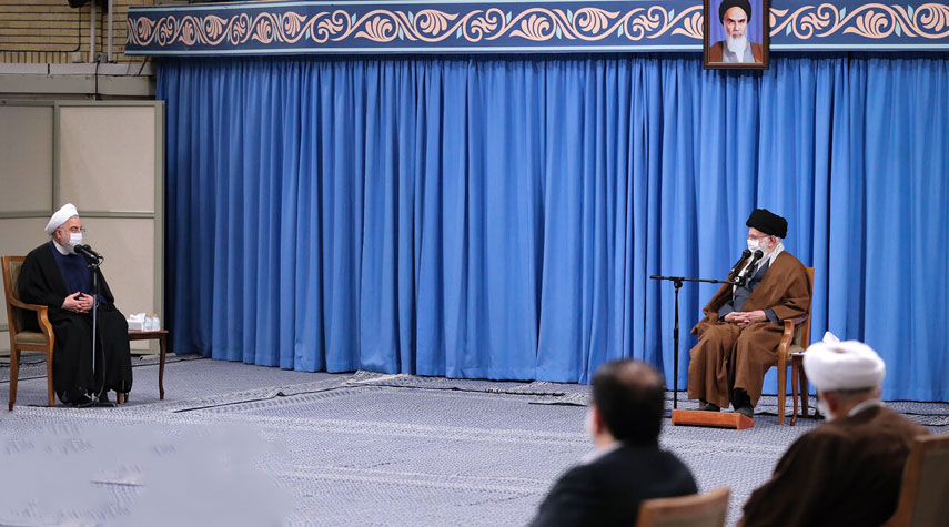 روحاني يقدم تقريراً بشأن اجراءات مكافحة كوفيد-19 خلال الأشهر الماضية
