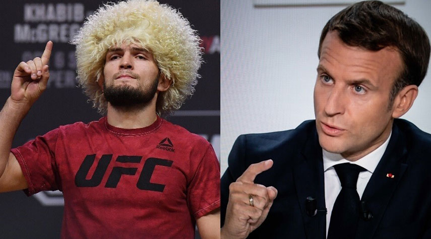 بطل اتحاد UFC للفنون القتالية يوجه اهانات للرئيس الفرنسي