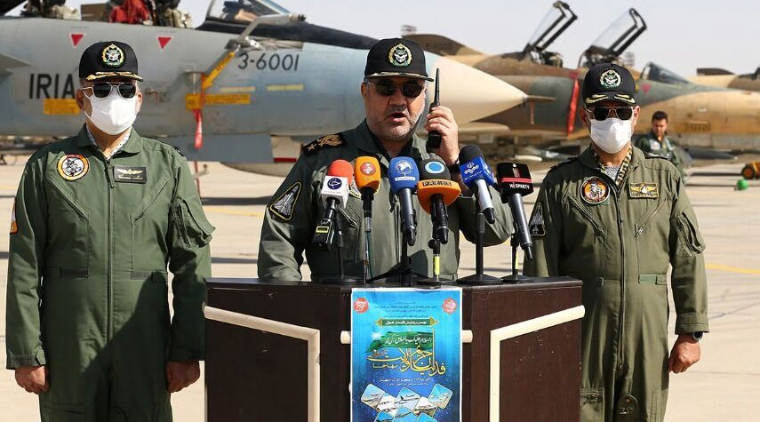 انطلاق مناورة القوة الجوية للجيش الايراني