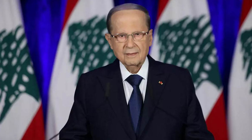 الرئيس اللبناني يعزي نظيره التركي بضحايا زلزال أزمير