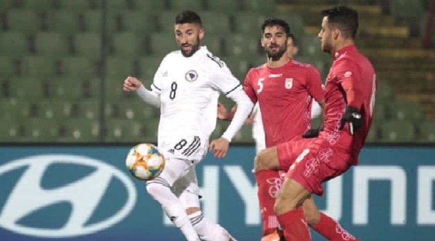  فوز المنتخب الايراني لكرة القدم على نظيره البوسني وديا