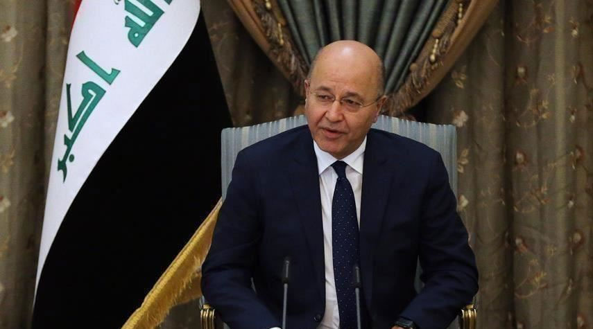 رأي الرئيس العراقي بشأن قانون تمويل العجز وتأمين الرواتب