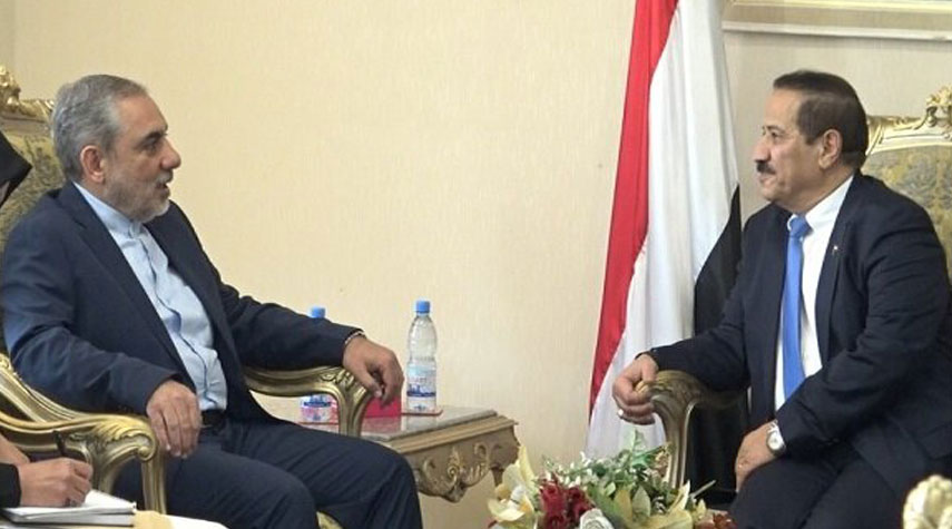 وزير الخارجية اليمني يستقبل السفير الايراني لدى صنعاء