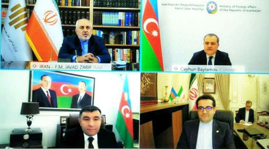 تأكيد ايراني-اذربيجاني على تعزيز العلاقات الثنائية