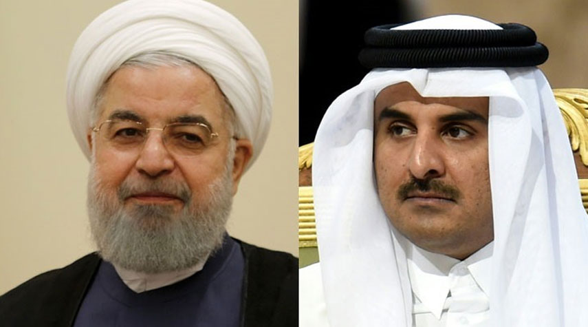 ايران وقطر تؤكدان رغبتهما في بناء علاقات أخوية مع دول الخليج الفارسي