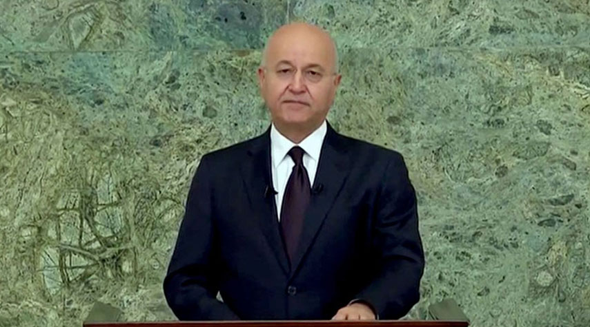 الرئيس العراقي يصدر بياناً بشأن الأحداث في السليمانية