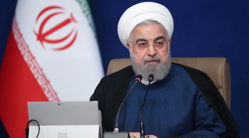 روحاني يؤكد اهمية تنفيذ البروتوكولات وانتاج لقاح كورونا