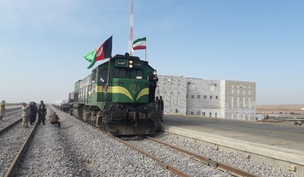 إفتتاح خط سكك حديد بين ايران وافغانستان