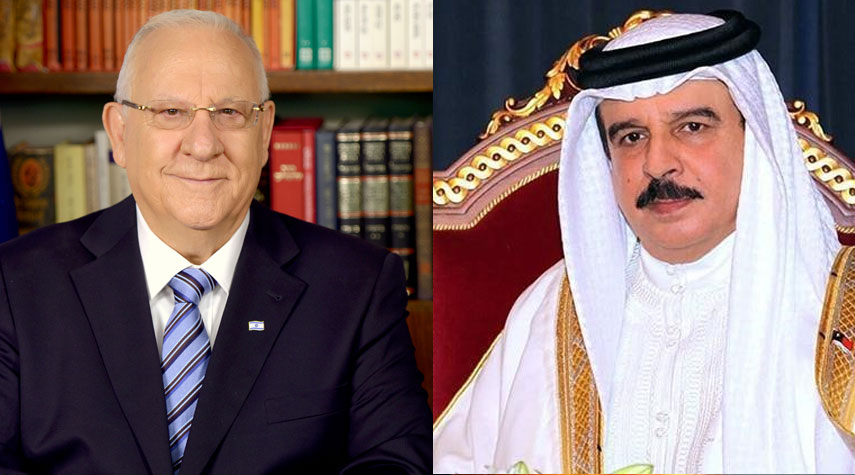 محادثات هاتفية بين رئيس الكيان الصهيوني وملك البحرين