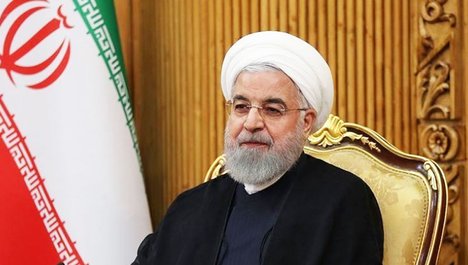 الرئيس روحاني يؤكد على تطوير العلاقات بين ايران وقطر
