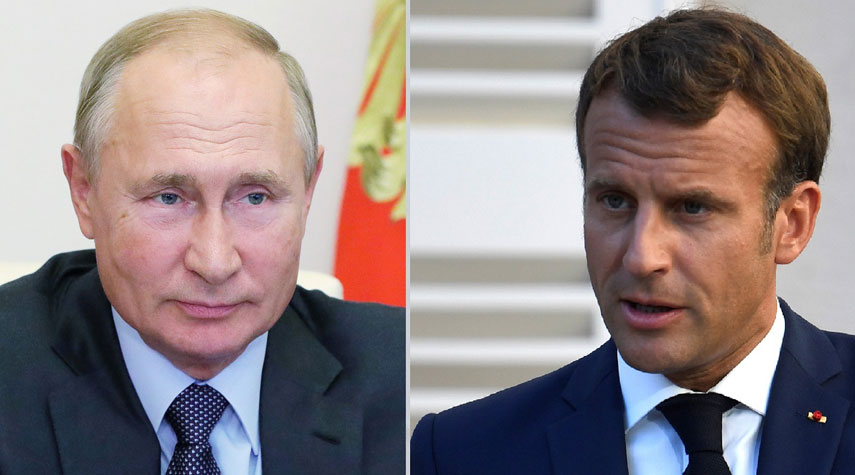الرئيسان الروسي والفرنسي يبحثان الوضع في قره باغ والأتفاق النووي