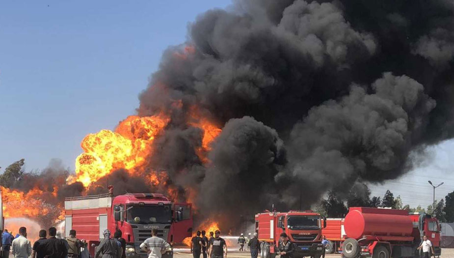 مصرع ثلاثة عمال واصابة اخرين في حريق مصفاة نفطية شمال العراق