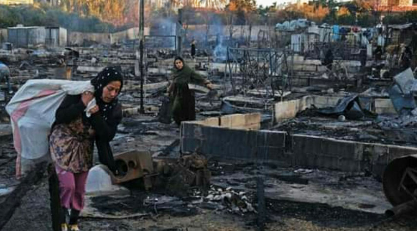 النائب اللبناني ارسلان : احراق مخيمات السوريين جريمة ضد الإنسانية