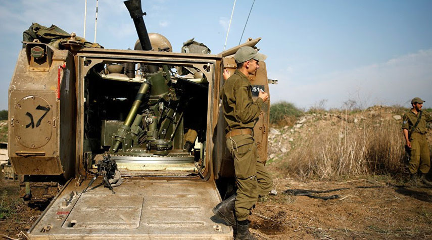الجيش الصهيوني يجري تدريبات عسكرية في الجولان السوري المحتل