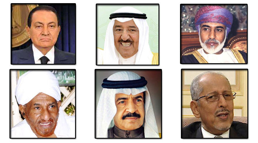 قادة وسياسيون عرب رحلوا عام 2020