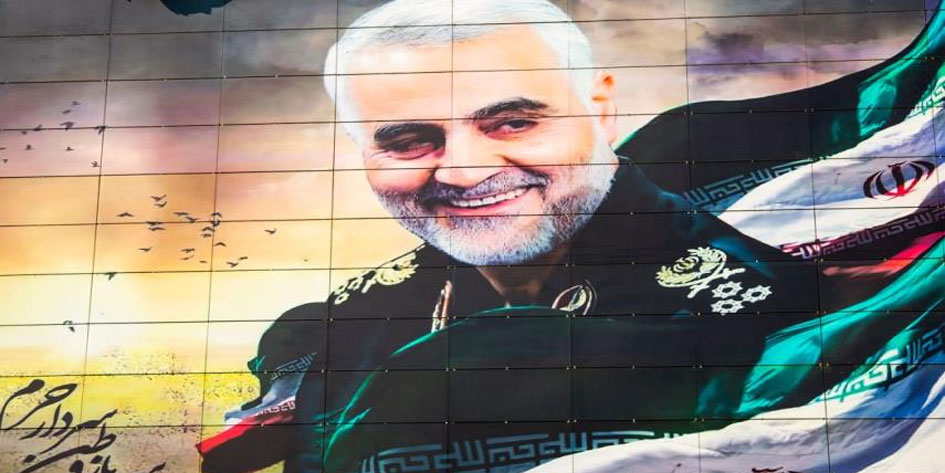 صور من إيران.. إزاحة الستار عن جدارية للقائد الشهيد قاسم سليماني