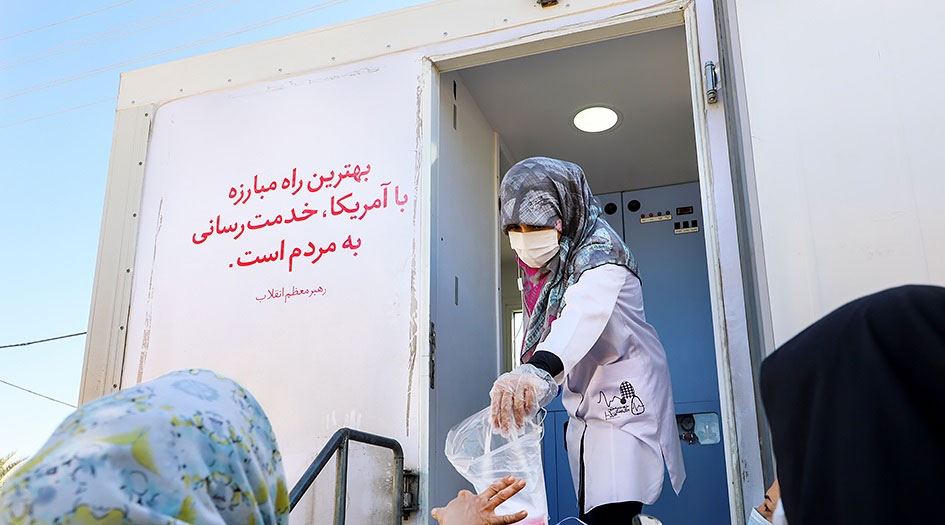بالصور.. تواصل خدمات الفرق الطبية الجهادية في محافظة بوشهر