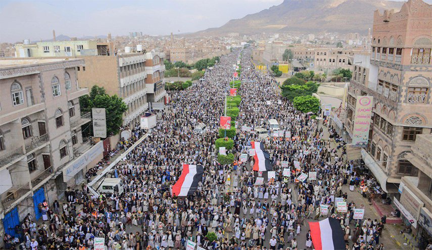 اليمن.. مسيرات احتجاجية منددة بالقرار الأميركي ضد أنصار الله