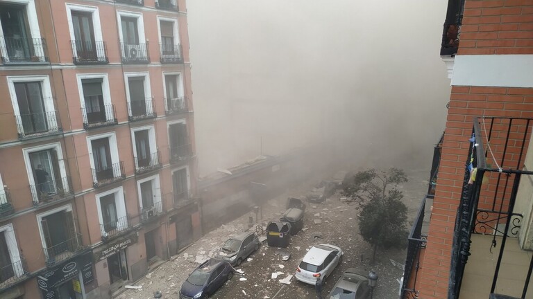 انفجار عنيف يهز العاصمة الإسبانية مدريد