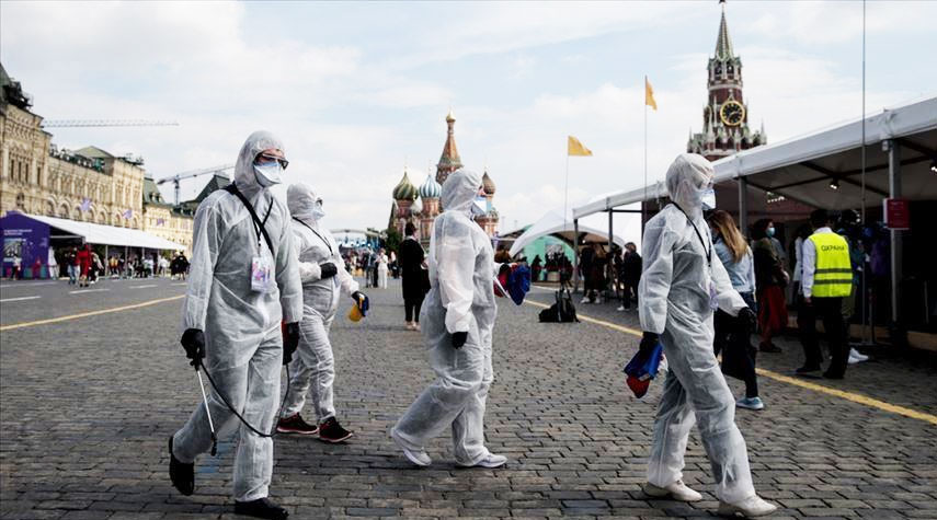 فيروس كورونا... روسيا تسجل اكثر من21 ألف إصابة جديدة