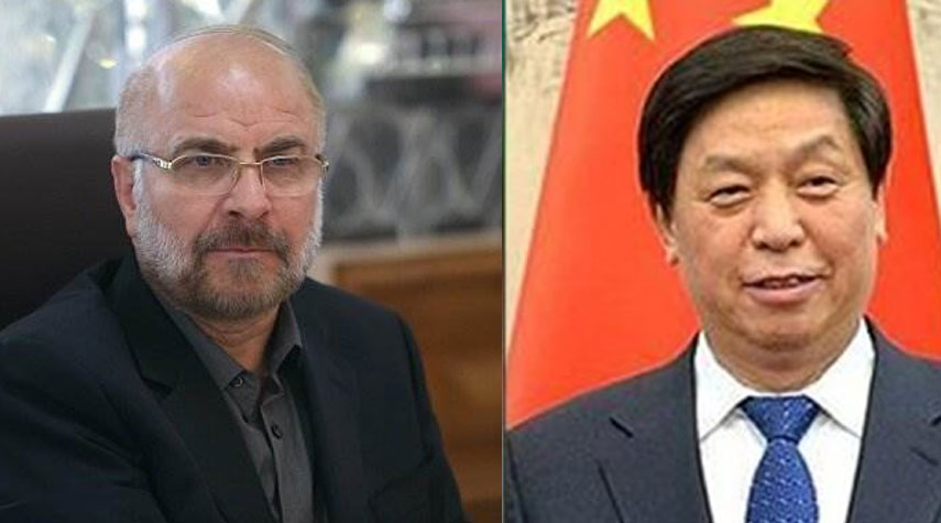 رئيسا برلماني إيران والصين يؤكدان استمرار التعاون في مكافحة كورونا