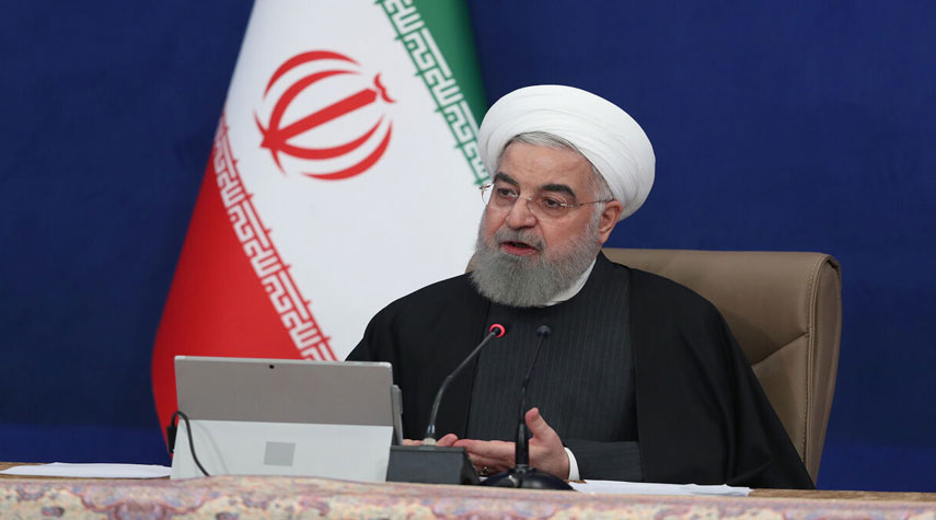 روحاني يؤكد انتصار الشعب الايراني على الاستكبار