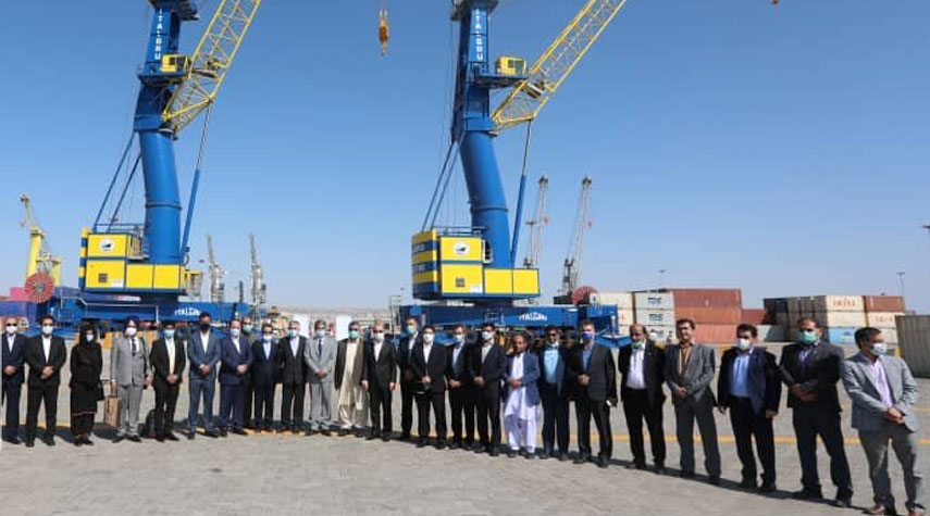مسؤول ايراني: تم استثمار مليار و300 مليون دولار لتنمية ميناء جابهار