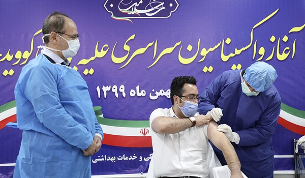 مسؤول صحي: سيتم تطعيم جميع الإيرانيين بلقاح كورونا قبل مارس 2022