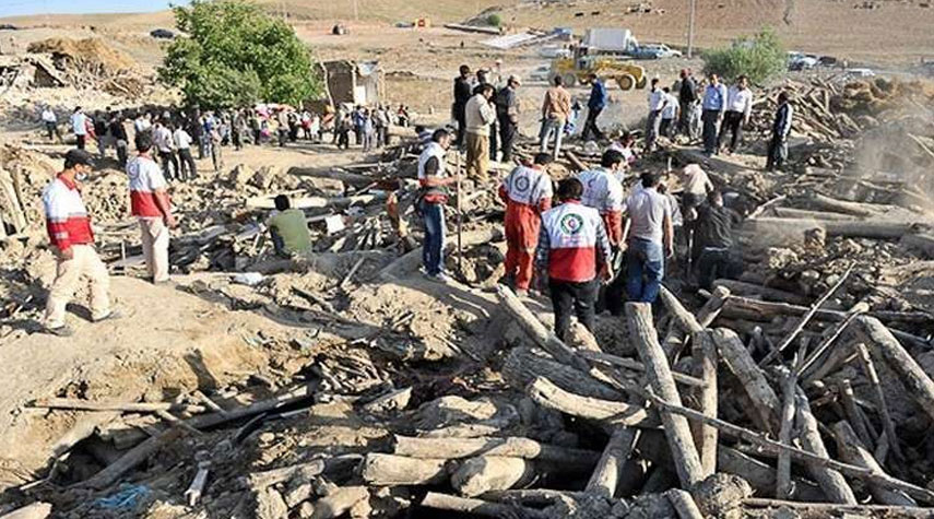 ارتفاع عدد المصابين الى 61 في زلزال جنوب غرب ايران