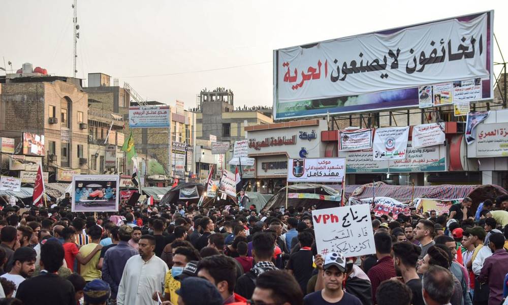 العراق... متظاهرو ذي قار يصدرون بيانا بمطالبهم