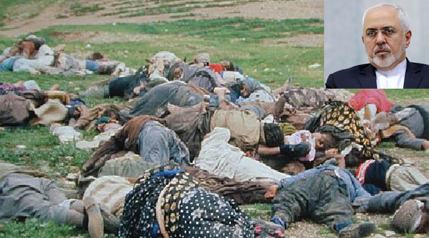 ظريف يغرد في ذكرى مجزرة حلبجة شمال العراق