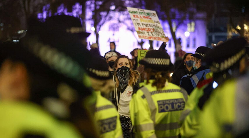 احتجاجات في لندن ضد ممارسات الشرطة بعد مقتل امرأة
