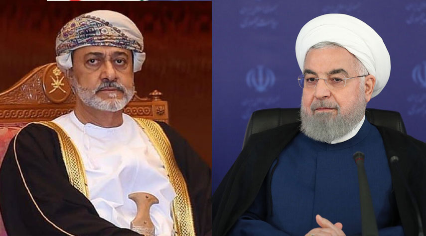 سلطان عمان يهنئ الرئيس روحاني لمناسبة حلول العام الجديد