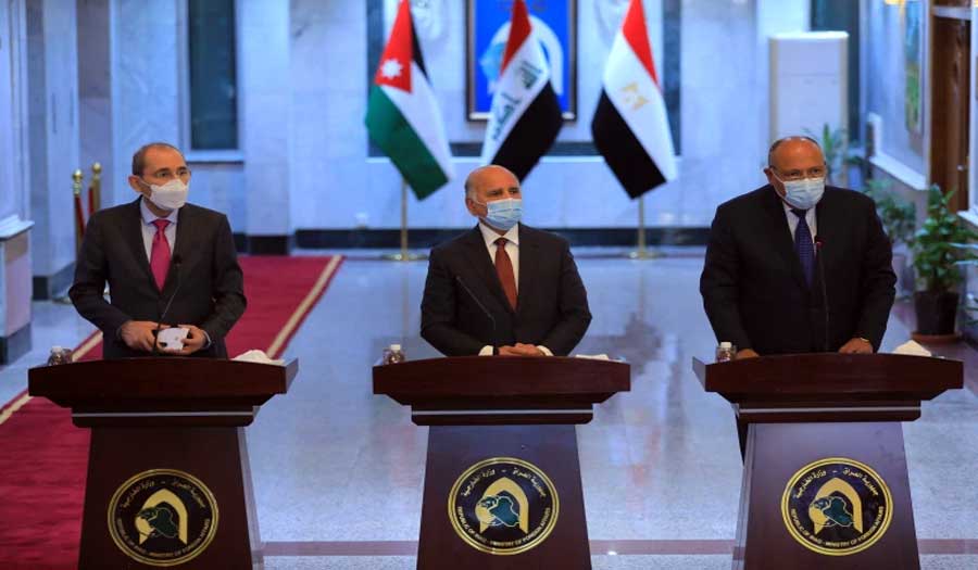 مخرجات الاجتماع الوزاري الثلاثي في العراق