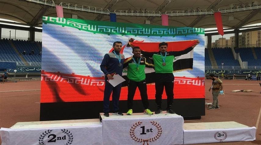 العداءون العراقيون يتالقون بمسابقات "الامام الرضا" الدولية لالعاب القوى