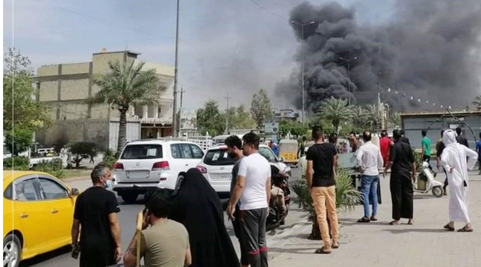 13 بين شهيد وجريح بانفجار في مدينة الصدر شرقي بغداد +صور