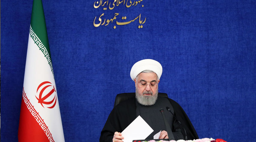 الرئيس روحاني يصف الحظر الامريكي بالجريمة الكبرى في تاريخ الشعب الايراني