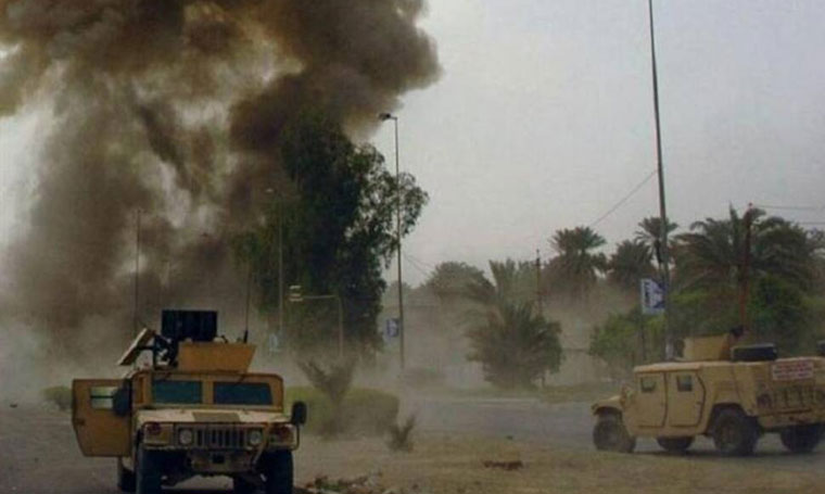 استهداف رتل تابع للتحالف الأمريكي على طريق الأنبار غربي العراق