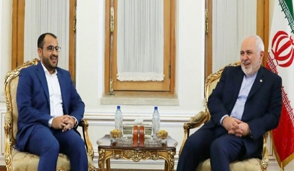 ظريف يلتقي رئيس الوفد اليمني الوطني المفاوض في مسقط