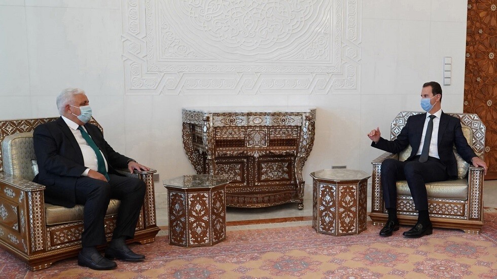 الرئيس السوري يتلقى رسالة من رئيس الوزراء العراقي