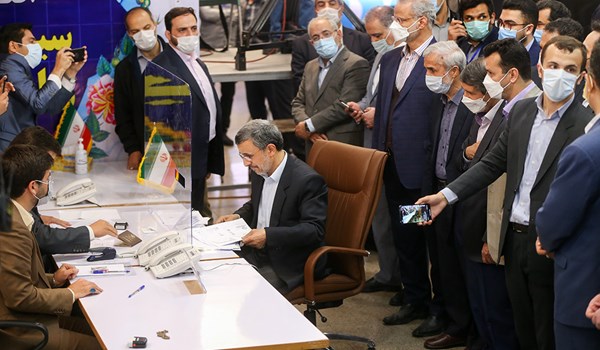 احمدي نجاد يترشح للانتخابات الرئاسية الايرانية