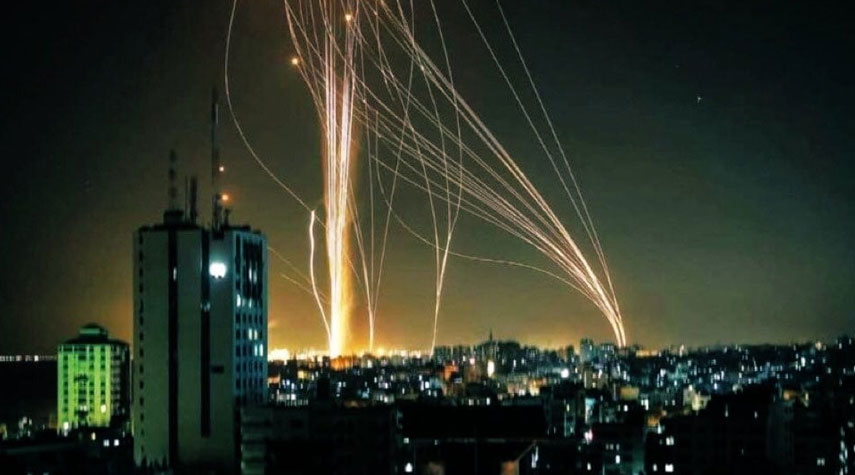 الجيش الصهيوني: إطلاق 1500 صاروخ من غزة