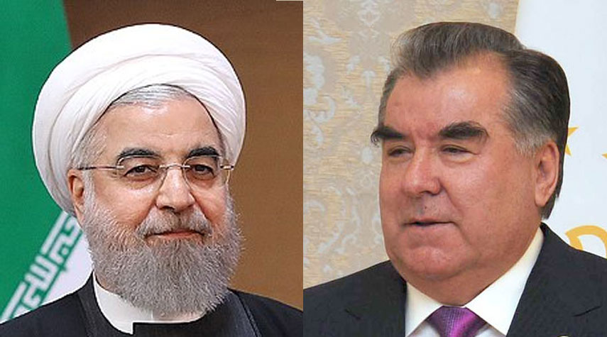 روحاني يتلقى برقية تهنئة من نظيره الطاجيكي لمناسبة عيد الفطر