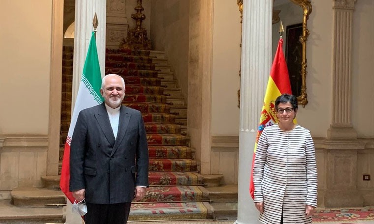 وزير الخارجية الايراني يلتقي نظيرته الاسبانية