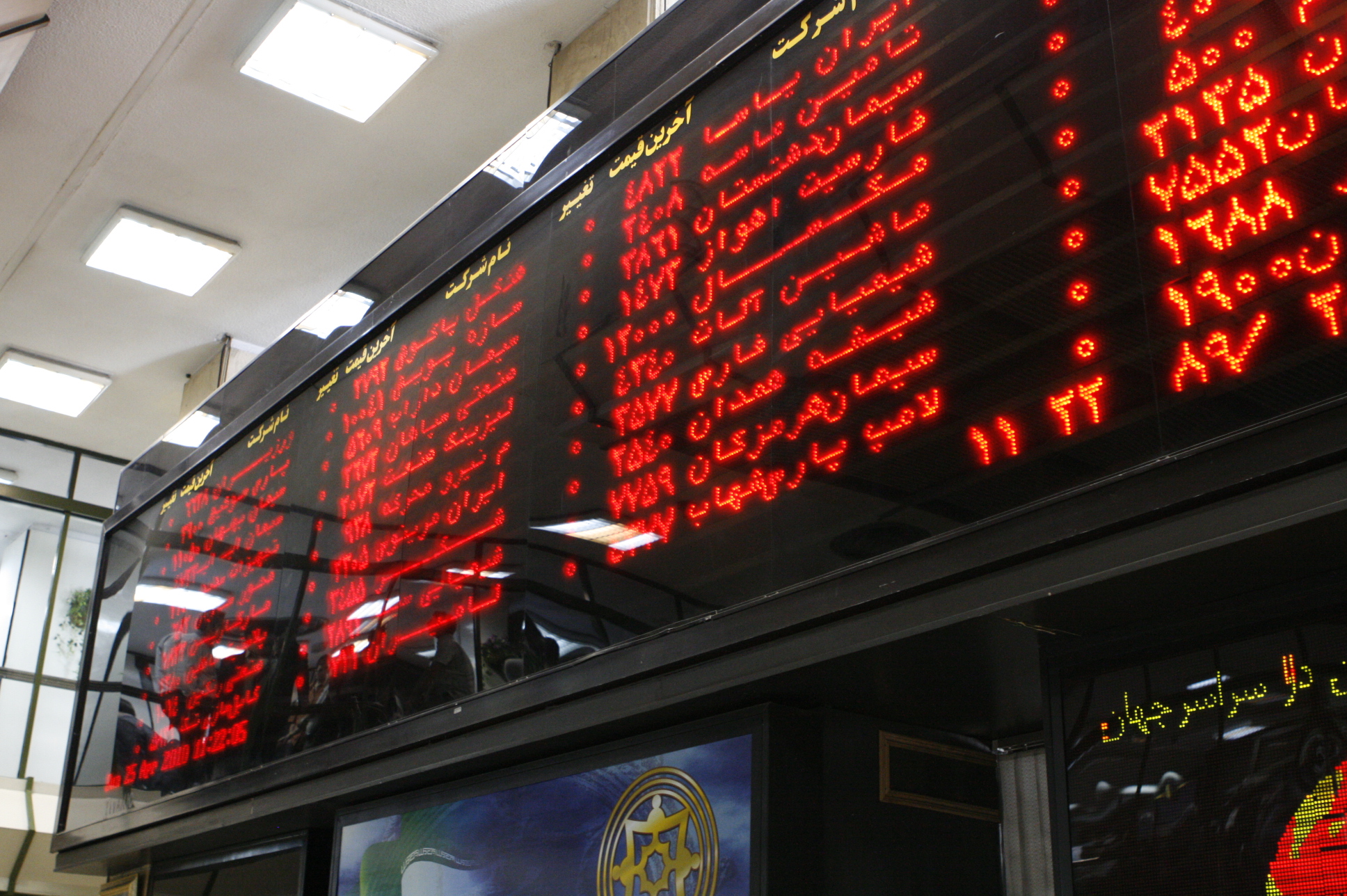 بورصة طهران تغلق مرتفعة 5518 نقطة