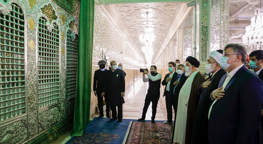 فتح شباك زيارة جديد يطل مباشرة على مرقد الإمام الرضا (ع)+صور