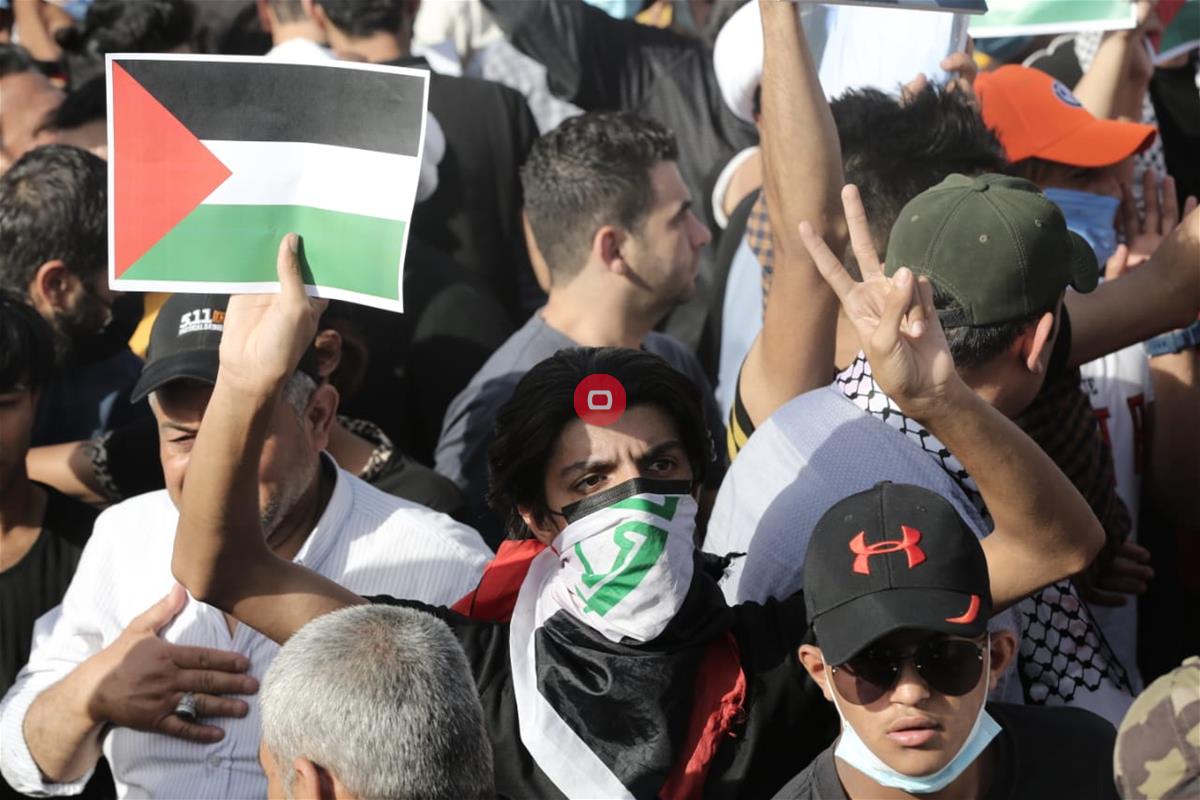 شاهد .. العراقيون يتضامنون مع الشعب الفلسطيني